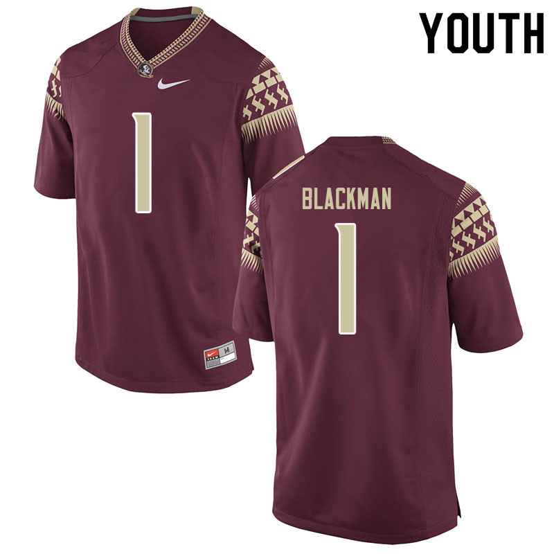 Youth #1 James Blackman Florida State Seminoles College Football Jerseys Sale-Garent - Click Image to Close